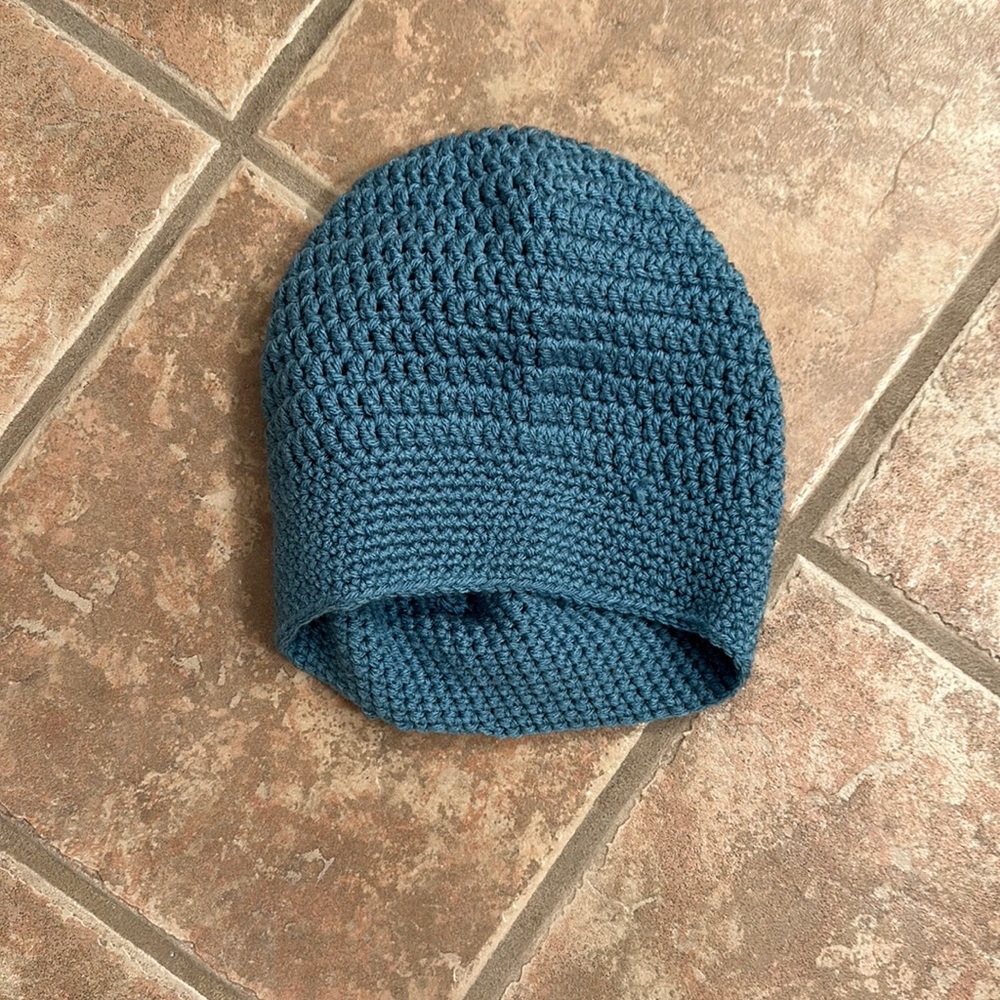 Blue Knit Hat